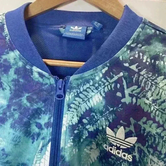 Adidas Originals Women’s Ocean Elements Track Jacket Size Medium - Picture 2 of 13